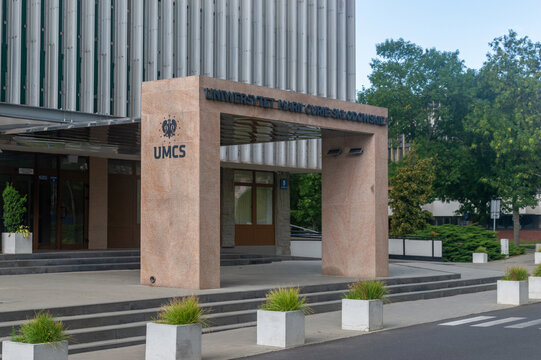 Lublin, Poland - August 10, 2024: Maria Curie-Sklodowska University (MCSU). Polish: Uniwersytet Marii Curie-Sklodowskiej w Lublinie.