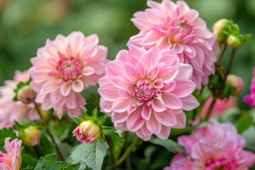 Beautiful pink dahlia Jenna