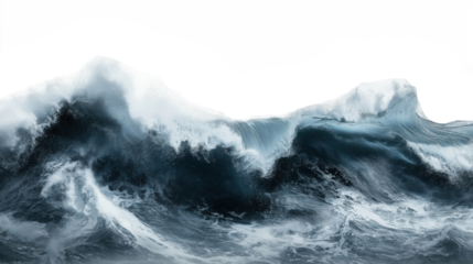 stormy ocean waves isolated png transparent background
