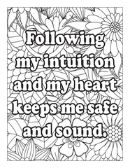 Relax yourself with our inspiring quote coloring pages! Proverbs, Sayings, Famous quotes included into beautiful and various patterns to color. Motivational quote coloring page. Inspirational quotes.