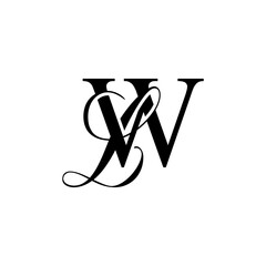 initial letter w with L script logo