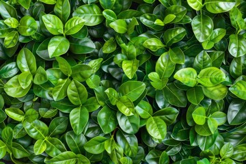 a bush with green leaves in close-up. place for the text