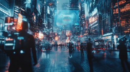 Obraz premium технологии будущего, искусственный интеллект, робот, дронfuture technologies, artificial intelligence, robot, drone