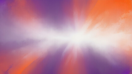 Fototapeta premium A white, orange and purple gradient textured background with subtle glowing effects. Use as wallpaper or graphic resource 