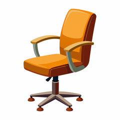 office chair isolated on white