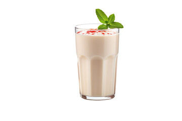 Apple smoothie isolated on transparent background