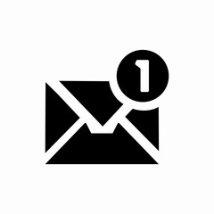 mail letter notification icon sign vector