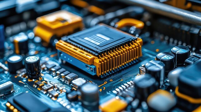 Close-Up of Car&rsquo;s Engine Control Unit (ECU) and Electric Fuse Box, Highlighting Automotive Technology and Electrical Systems