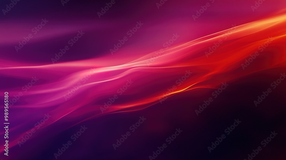 Poster vibrant abstract light patterns in shades of purple and red create a dynamic visual experience in a 
