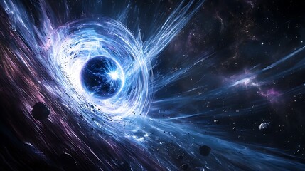 Magnetar with intense magnetic fields surrounded by an asteroid belt and emitting synchrotron radiation with an exoplanet in the distance