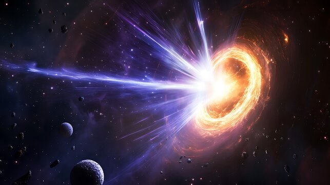 Asteroid Belt Orbiting a Magnetar Emitting Radiation with an Exoplanet in the Far Horizon