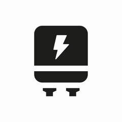 battery energy eco electric icon sign vector