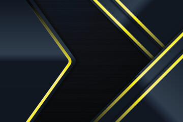 Abstract dark background with yellow stripes.