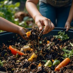 From Kitchen to Garden Compost 5 using generative AI