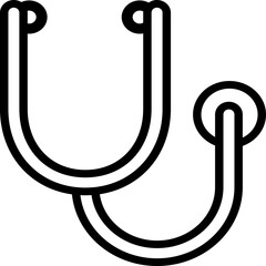 Single isolated icon with outline style icon on white background