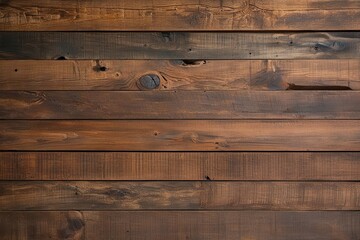 Rustic Brown Wooden Wall Panorama with Natural Craftsmanship and Vintage Texture