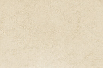 Natural, genuine beige leather texture, structure of matte leatherette macro background