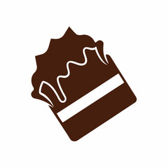 Chocolate Icon in Line Style Design – Vector Illustration for Printable Graphics