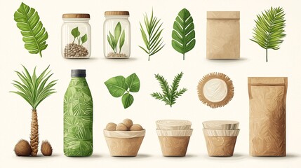 Eco Friendly Packaging and Foliage Collection