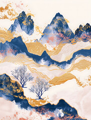 watercolor landscape painting