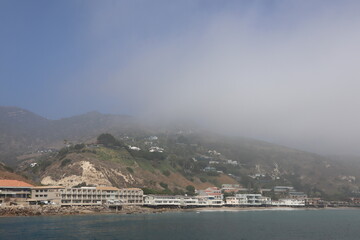 foggy view up the mountains