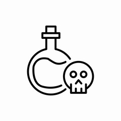 danger test tub icon sign vector