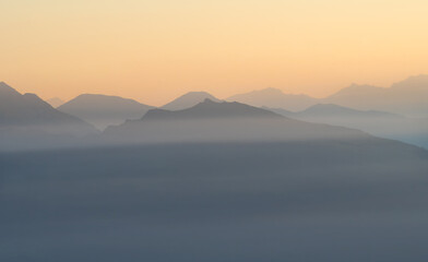 Sunrise At The Jaufen Pass / Passo di Monte Giovo
