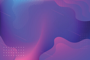 Abstract purple and pink gradient background with geometric shapes.