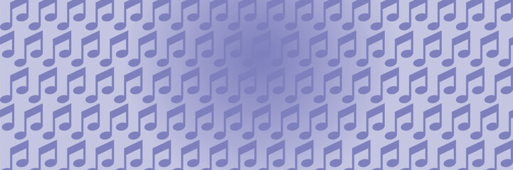 Abstract purple background with musical notes.