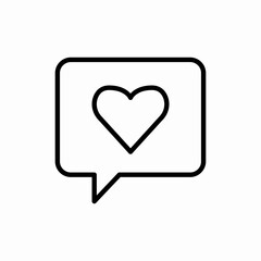 hearth bubble icon sign vector