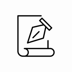 writing paper icon sign vector