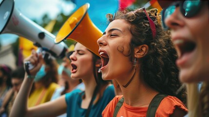 A group of activists organizing a campaign to address the stigma and discrimination associated with mental illness.