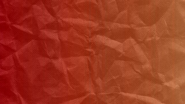 crumpled paper background gradient orange looping texture animation