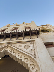 Old gate in historical place in Al Ahsa Saudi Arabia Qaisariya Al-Ahsa Souq (Al Hofuf)














