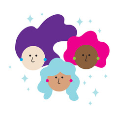 Diverse group of people. Diversity and inclusion.