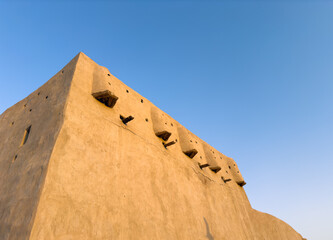old traditional budling in Saudi Arabia Riyadh 