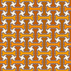 Tribal wallpaper. Seamless image. Ethnic ornament. Folk pattern. Geometric backdrop. Mosaics motif. Grid background. Digital paper. Abstract textile print. Web design illustration. Vector art work