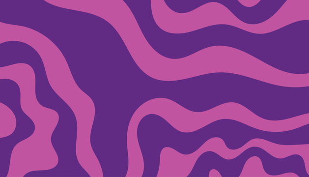 Wavy bold curved lines and squiggles ornament. brush strokes vector seamless pattern. colorful wallpaper.	