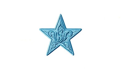 Obraz premium star isolated on white