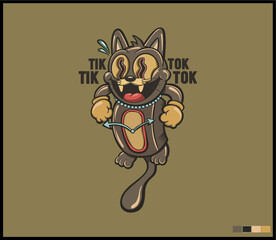 Illustration vector graphic of lettering, perfect for t-shirts design, clothing, hoodies, etc.