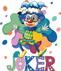 JOKER T-SHIRT CRAZY DESIGN VECTOR