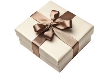 Beautifully Wrapped Gift Box with Decorative Bow and Elegant Packaging for Special Occasions, Birthdays, Holidays, and Festive Celebrations