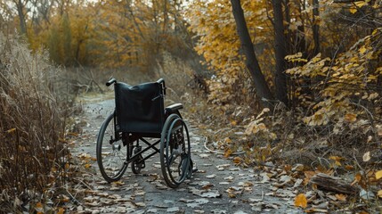 Fototapeta premium wheelchair generative ai