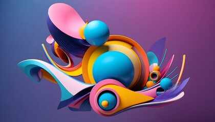 Abstract 3D Surreal Surreal Motion