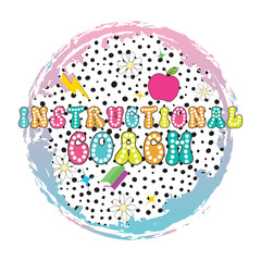 Instructional Coach SVG PNG, dalmatian dots, coquette bow, leopard bow, race checkered, Coach Svg, Cheer Coach Svg, Instructional Coach Svg, Educator Svg, Coach Shirt Svg, Teacher Svg,
