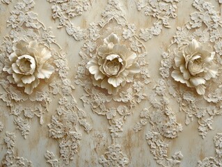 Elegant Lace Floral Design