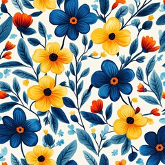 Bold Filipino pi&ntilde;a fabric-inspired floral pattern
