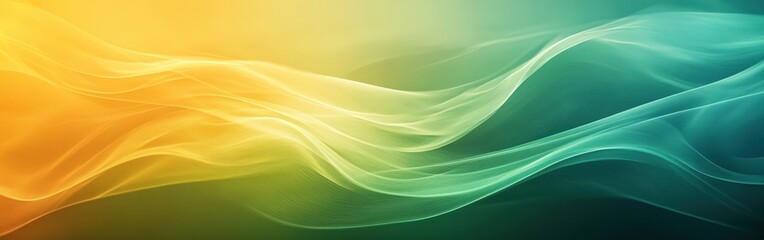 Smooth gradient of green and yellow softly blending into a flowing transition