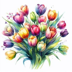 Fototapeta premium Tulpenstrauß