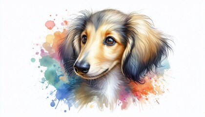 Fototapeta premium Saluki - Windhund